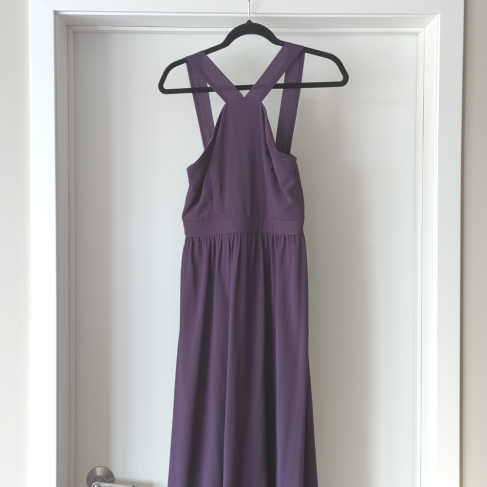 LULUS Dusty Purple Floor length Dress
